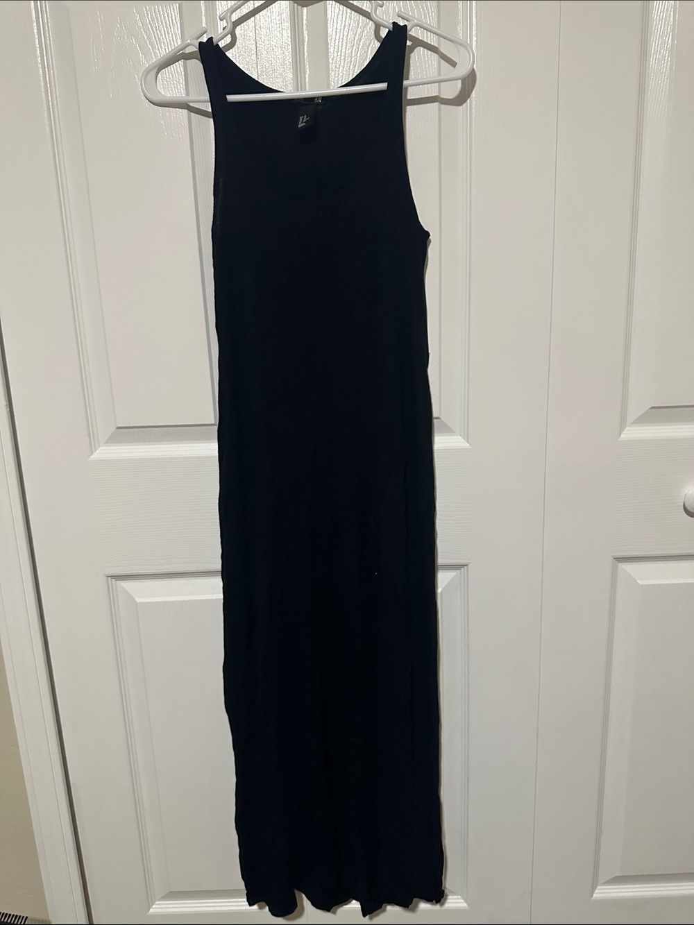 H&M Black Sleeveless Maxi Tank Dress